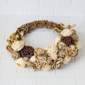 Dried Flower Wreath for Decoration